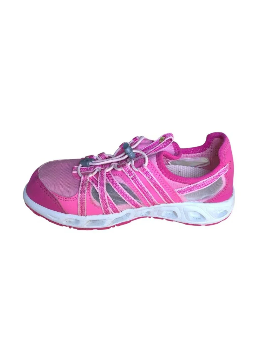 Columbia Okolona Youth Girls 3 Outdoor Water Shoes Hiking Pink Techlite Sole Lig